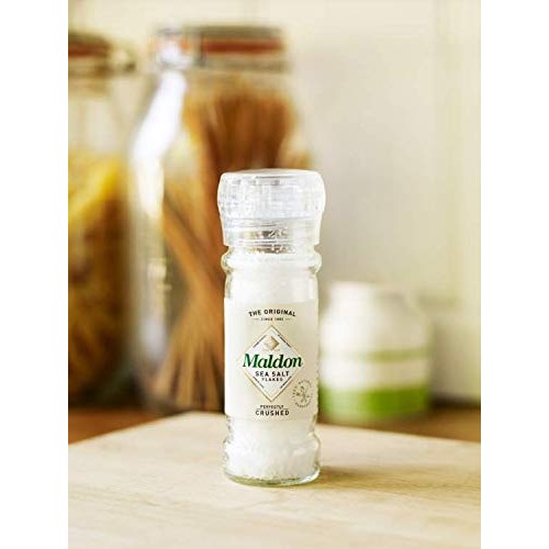 Maldon Salt Company Sea Salt Refillable And Adjustable Grinder,