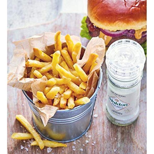 Maldon Salt Company Sea Salt Refillable And Adjustable Grinder,