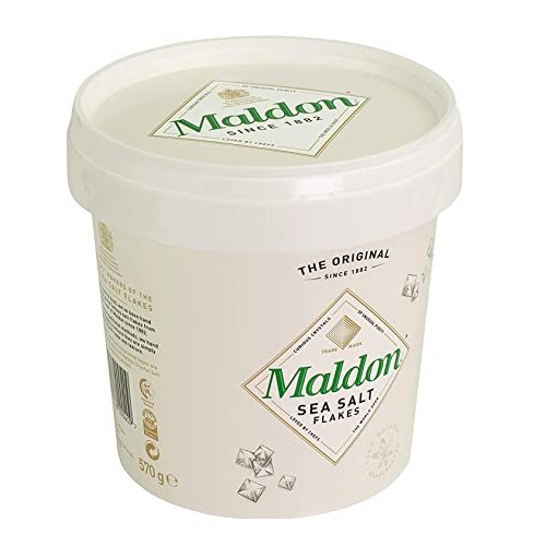 Maldon Salt Company Salt, Sea Salt Flakes, 20 Oz 570 G, Reseal