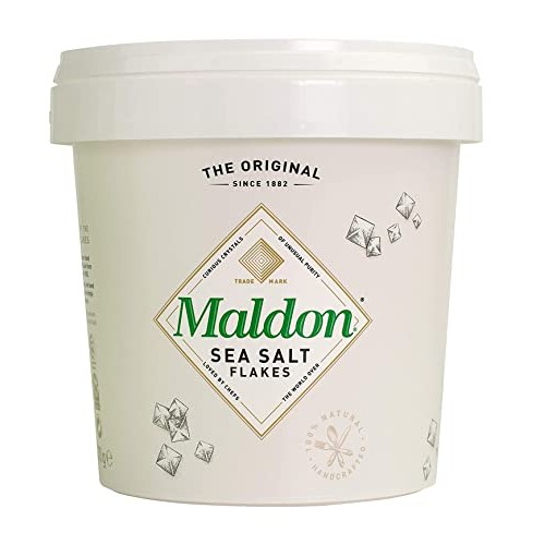 Maldon Salt Company Salt, Sea Salt Flakes, 20 Oz 570 G, Reseal