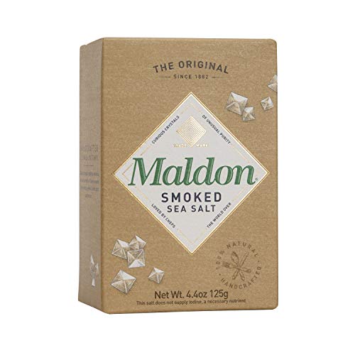 Maldon Salt, Smoked Sea Salt Flakes, 4.4 Oz 125 G, 2 Count, Ko