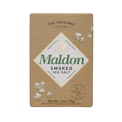 Maldon Salt, Smoked Sea Salt Flakes, 4.4 Oz 125 G, 2 Count, Ko