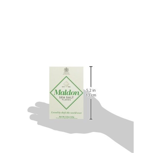 Maldon Salt, Sea Salt Flakes, 8.5 Oz 240 G, Kosher, Natural, H