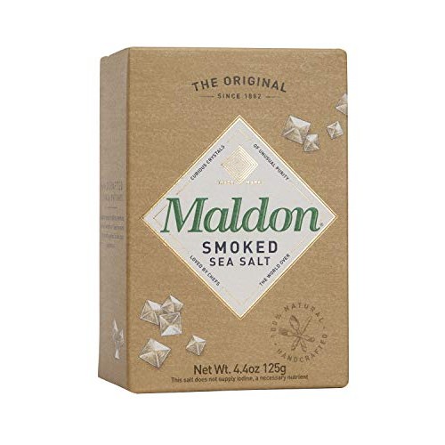 Maldon Salt, Smoked Sea Salt Flakes, 4.4 Oz 125 G, Kosher, Nat