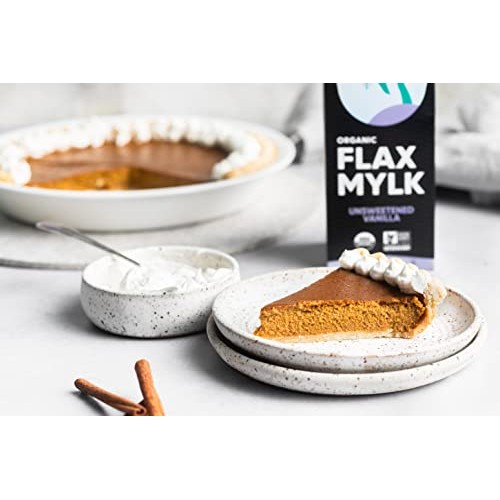 Malibu Mylk Unsweetened Vanilla Organic Flax Milk | Dairy-Free,
