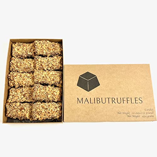 MalibuGift Gourmet English Toffee Candy rolled in Dark Chocolate...