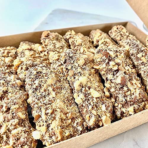 MalibuGift Gourmet English Toffee Candy rolled in Dark Chocolate...