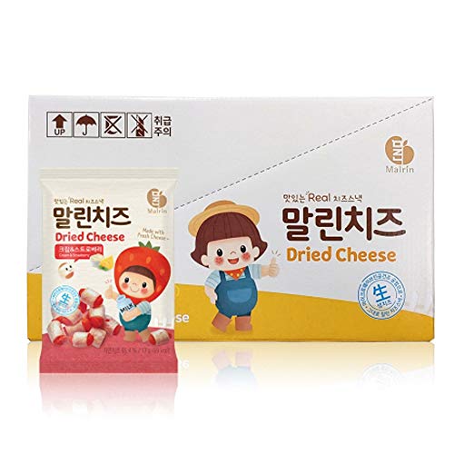 Malrin Dried Cheese Cream &Amp; Strawberry Easy To Eat Snacks For Wh