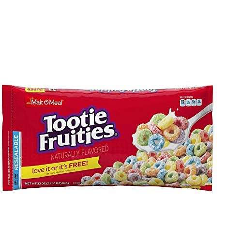 Malt-O-Meal, Tootie Fruities Cereal, 33Oz Bag Pack Of 4