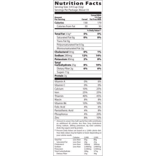 Malt-O-Meal Breakfast Cereal, Honey Graham Toasters, 38 Oz, Zip