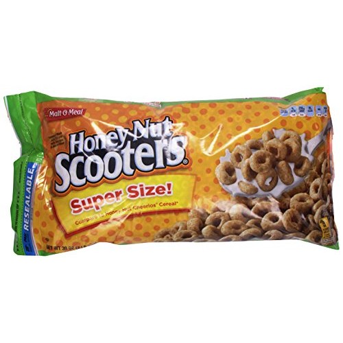 Malt-O-Meal Cereal, Honey Nut Scooters, 39 Oz