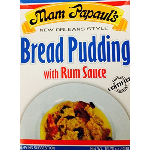Mam Papauls Sauce Bread Pudding With Rum Sauce Pack Of 3 New