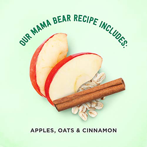 Amazon Brand - Mama Bear Organic Baby Food, Apple Oats Cinnamon,