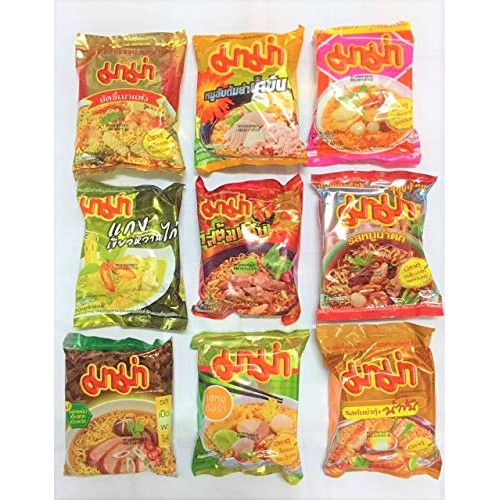 Mama Rare 9 Flavors Instant Noodles Best Sellers From Thailand