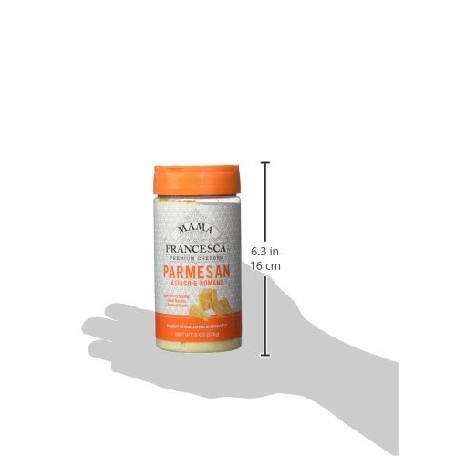Mama Francesca Premium Parmesan, Asiago And Romano Cheese, 8 Ounce
