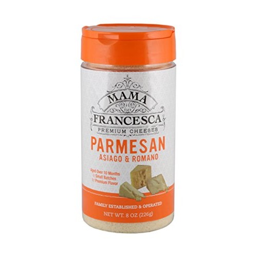 Mama Francesca Premium Parmesan, Asiago And Romano Cheese, 8 Ounce