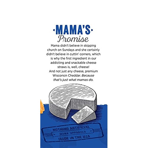 Mama Geraldines Cheese Straws, Aged Cheddar, 4.5 Ounce, 12 Pack