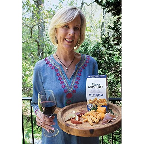Mama Geraldines Cheese Straws, Aged Cheddar, 4.5 Ounce, 12 Pack
