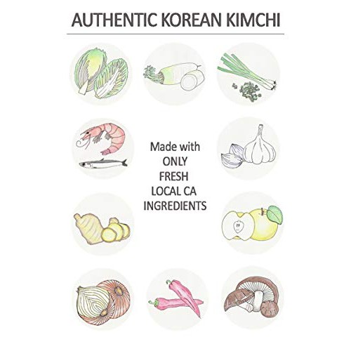 Mama Kims Kimchi - Spicy Napa Cabbage Kimchi 32Oz Pouch Freshly