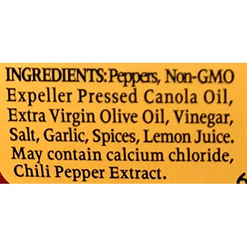 Mama Lils Original Mild Goathorn Peppers, Large Jar 26.5 Oz P