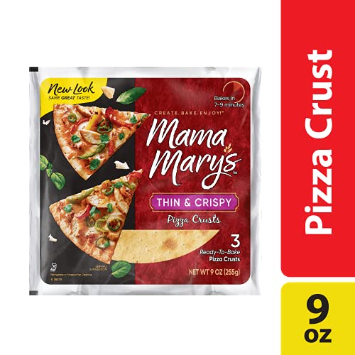 Mama Marys 7 Pizza Crust, Thin, 9 Ounce