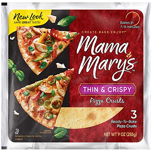 Mama Marys 7 Pizza Crust, Thin, 9 Ounce