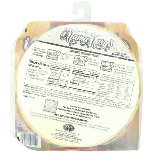 Mama Marys 7 Pizza Crust, Traditional, 12 Ounce