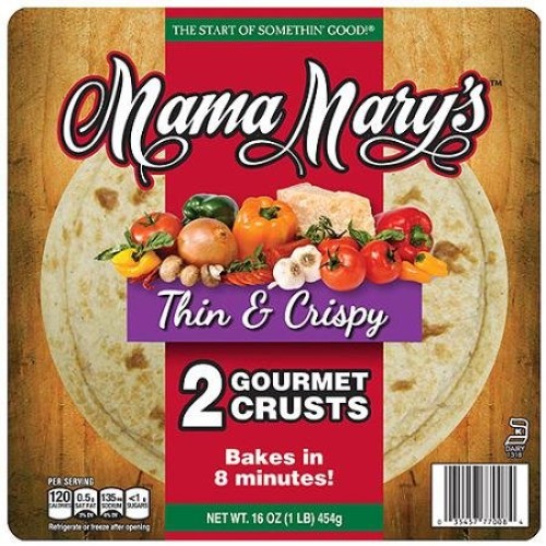 Mama Marys Pizza Crust 12In Thin Crspy
