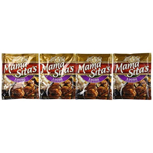Mama Sitas Adobo Mix Pack of Four 1.76 Oz Per Pack