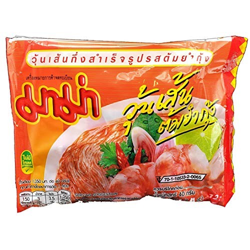 Mama Bean Vermicelli Tom Yum Koong Shrimp Flavor Oriental Styl