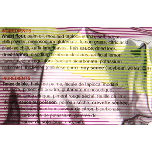 Mama Instant Noodle, Tom Yum Shrimp Spicy Flavor, 3.17 Ounce Pa