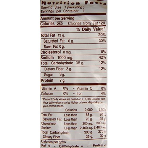 Mama Instant Noodles Artificial Pork Flavor,30 Pkgs.X 2.12 Oz.60G