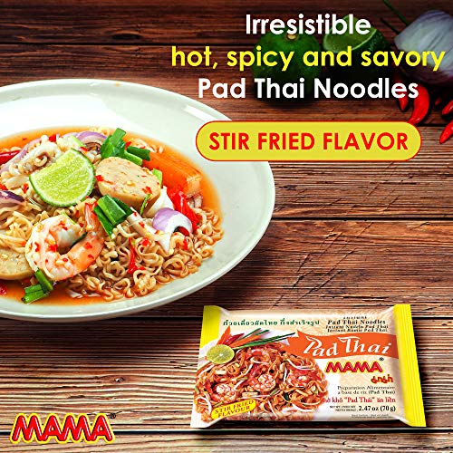 Mama Pad Thai Instant Noodles 30 Pcks Thailand
