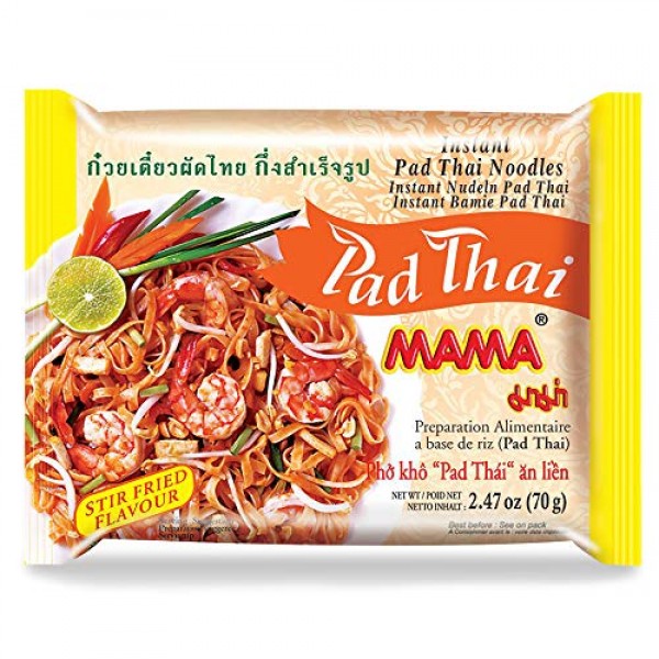 Mama Pad Thai Instant Noodles 30 Pcks Thailand