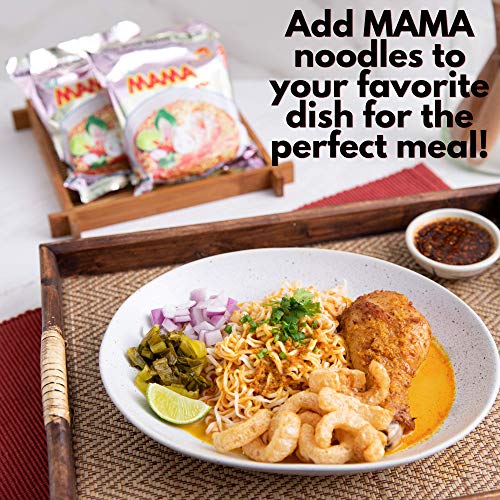 Mama Instant Ramen Noodle, Tom Yum Shrimp Flavour Pack Of 30 Mama Instant Ramen Noodle, Tom Yum Shrimp Flavour Pack Of 30