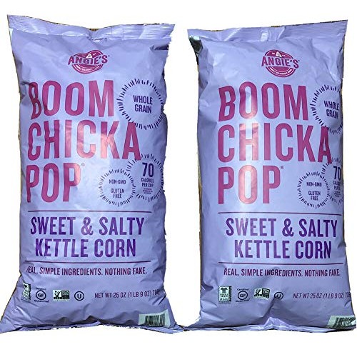 2 PACKs ANGIES BOOM CHICKA POP Sweet And Salty Kettle Corn 25oz ...