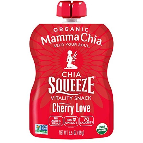 Mamma Chia Squeeze Cherry Beet Organic Vitality Pouches, 16 Co