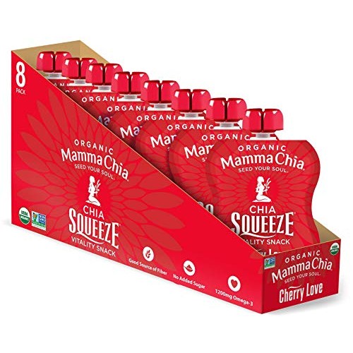 Mamma Chia Squeeze Cherry Beet Organic Vitality Pouches, 16 Co