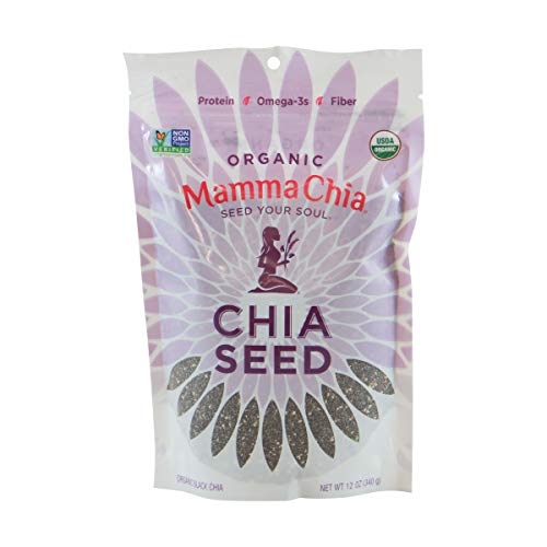 Mammachia Seed Chia Black Organic, 12 Oz