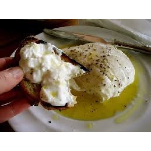 Italian Cow Milk Cheese Burrata - 2 Pieces X 8 Oz - Semi-Soft It