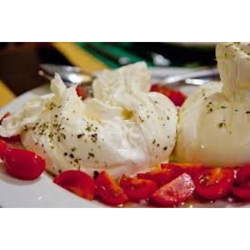 Italian Cow Milk Cheese Burrata - 2 Pieces X 8 Oz - Semi-Soft It