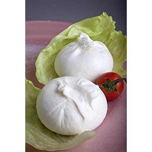 Italian Cow Milk Cheese Burrata - 2 Pieces X 8 Oz - Semi-Soft It