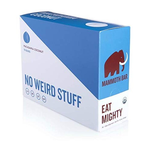 Macadamia Coconut Bar- Organic, Paleo, Gluten Free and Raw by Ma...