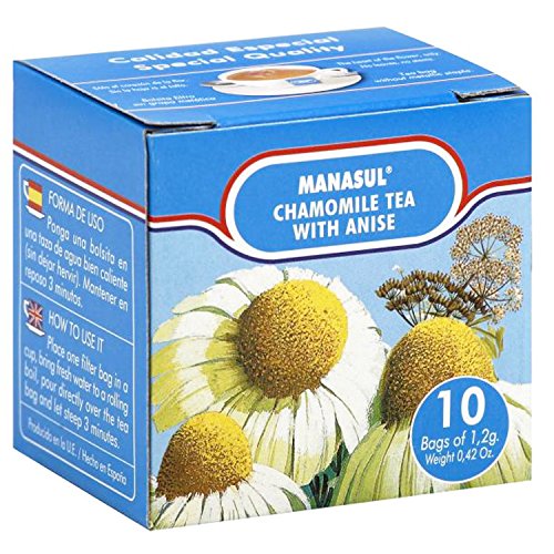 Manasul Chamomile Anise Teas 10 Bags