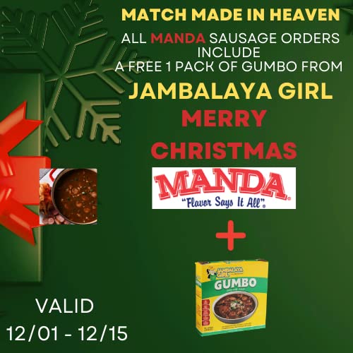 Manda Sausages Manda Smoked Beef Sausage, 1Lb