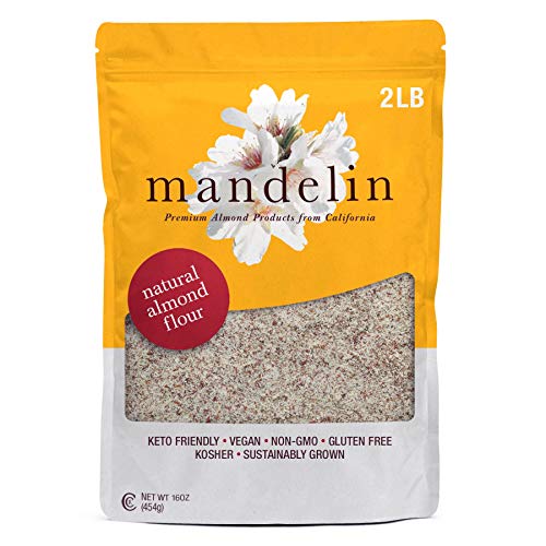 Mandelin Grower Direct Natural Unblanched Almond Flour Keto - Su