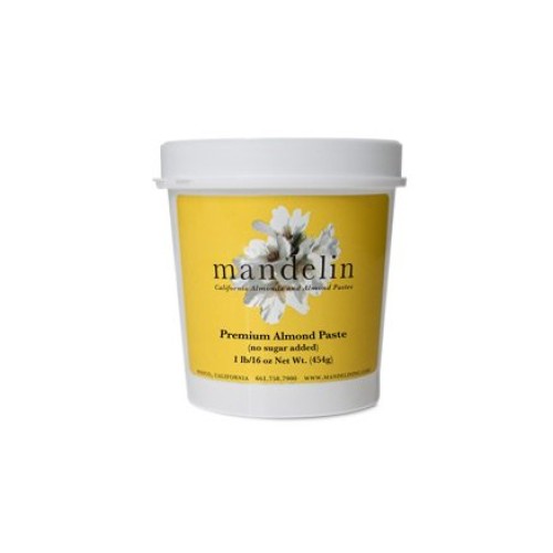 Mandelin Premium Almond Paste: No Sugar Added, 66% Almonds, 34%