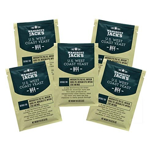 5X Mangrove Jacks Yeast M44 Us West Coast Craft Series Yeast 10