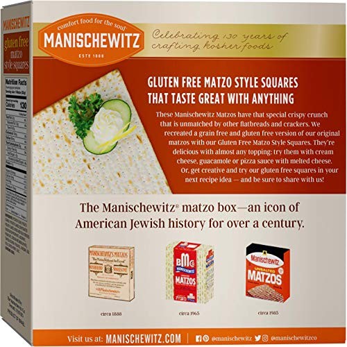 Manischewitz All Natural Gluten-Free Matzo Style Squares, 10 Oun
