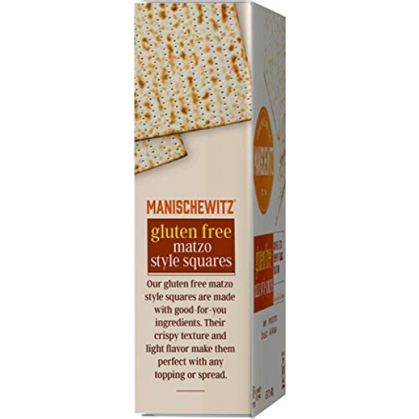 Manischewitz All Natural Gluten-Free Matzo Style Squares, 10 Oun...